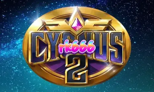 Tampilan visual slot Cygnus 2 dengan latar belakang observatorium bintang.